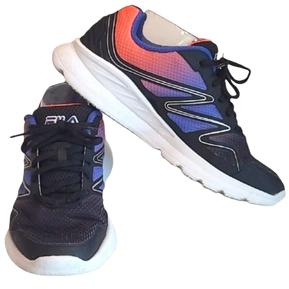 Fila Panorama 9 Sneakers Memory Foam Lace Up Low Top Running Athletic Trainers